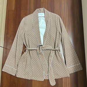 Frame Pink Polkadot Blazer